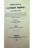 Wiadomości historyczne o sztukach pięknych Tom I Reprint z 1847 r.