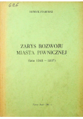 Zarys rozwoju miasta piwnicznej
