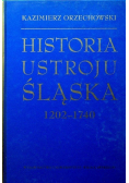 Historia ustroju Śląska 1202 - 1740