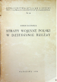 Straty wojenne polski w dziedzinie rzeźby Nr 14