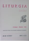 Liturgia sacra,rok9/2003,nr2(22)
