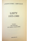 Miller Listy 1935 - 1980