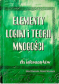 Elementy logiki i teorii mnogości