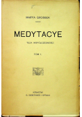 Medytacye Tom I