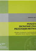 Analiza ekonomiczna przedsiębiorstwa