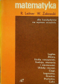 Matematyka dla kandydatów na wyższe uczelnie Część 1