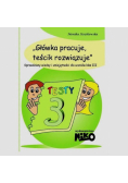 Główka pracuje teścik rozwiązuje