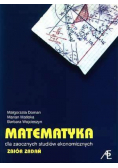 Matematyka dla zaocznych studiów ekonomicznych zbiór zadań