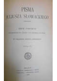 Pisma Juliusza Słowackiego, Tom IV, 1908 r.