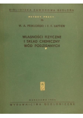 Własności fizyczne i skład chemiczny wód podziemnych