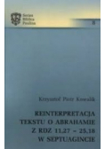 Reinterpretacja tekstu o Abrahamie