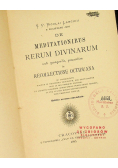 De Meditationibus Rerum Divinarum 1883 r.