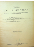Polska Gazeta Lekarska Rok IV Nr 1 do 52 1925 r.