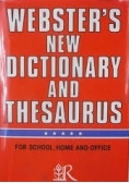 Websters new Dictionary and thesaurs