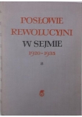 Posłowie rewolucyjni w sejmie 1920-1935 Tom I