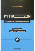 Python Zadania z programowania Przykładowe funkcyjne rozwiązania