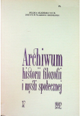 Archiwum historii filozofii i myśli społecznej 48