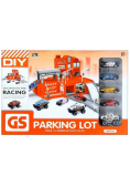 Parking z metalowymi akcesoriami