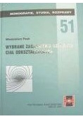 Wybrane zagadnienia kontaktu ciał odkształcalnych