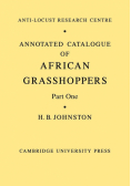 Annotated Catalogue of African Grasshoppers