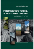 Przestrzenie w tekście w przestrzeni tekstów