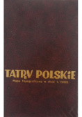 Tatry polskie mapa topograficzna w skali 1 10000