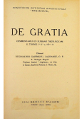 De gratia commentarius in summam theologicam 1947 r.