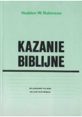 Kazanie biblijne