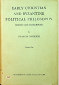 Early christian and byzantine political philosophy