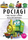 Pociągi i inne pojazdy szynowe. Kolorowanka
