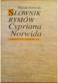 Słownik rymów Cypriana Norwida