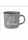 Kubek vintage Niech cię Pan