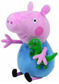 Beanie Babies Peppa Pig - George średni