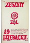 Zeszyty literackie Nr  39 / 92