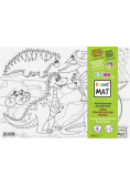 Mata transparentna Dinozaury Funny Mat STRIGO