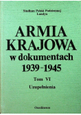 Armia krajowa w dokumentach Tom VI