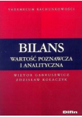 Bilans Wartość poznawcza i analityczna