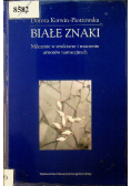 Białe znaki