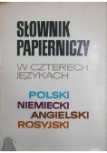 Słownik papierniczy w czterech językach