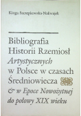 Bibliografia Historii Rzemiosł Artystycznych w Polsce