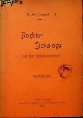 Rozbiór Dekalogu 1902 r.