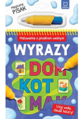 Malowanka z pisakiem wodnym. Wyrazy