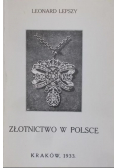 Złotnictwo w Polsce  z 1933 r.