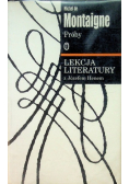 Próby Lekcja literatury z Józefem Henem