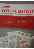Wolne Słowo wydawnictwa Regionu Wielkopolska NSZZ Solidarność 1980 1981