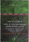 Wzory pism w postępowaniu administracyjnym