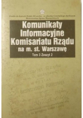 Komunikaty Informacyjne Komisariatu Rządu na m st Warszawę Tom 3 Zeszyt 2