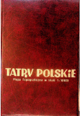 Tatry polskie mapa topograficzna w skali 1 - 10000