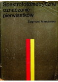 Spektrofotometryczne oznaczania pierwiastków
