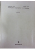 Podręcznik geometrii wykreślnej Anaglify